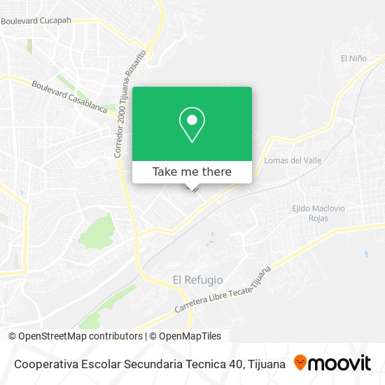 Cooperativa Escolar Secundaria Tecnica 40 map