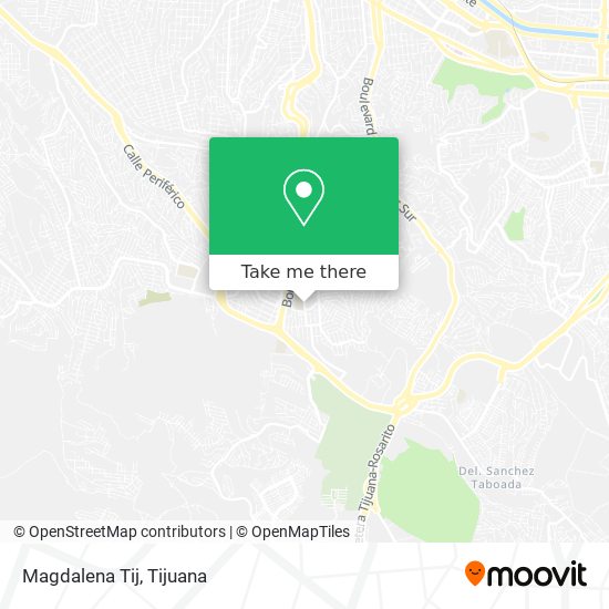 Mapa de Magdalena Tij