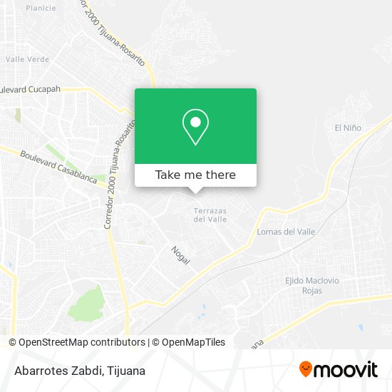 How to get to Abarrotes Zabdi in Tijuana by Bus?