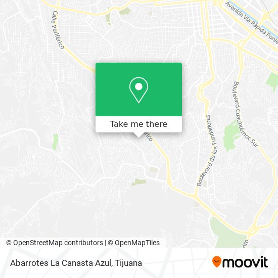 Abarrotes La Canasta Azul map