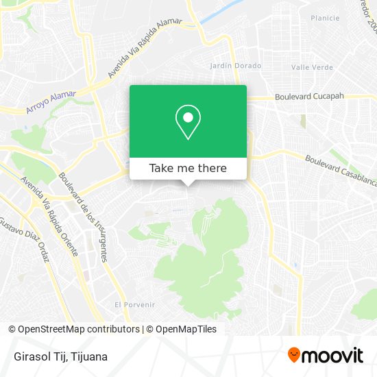 Mapa de Girasol Tij