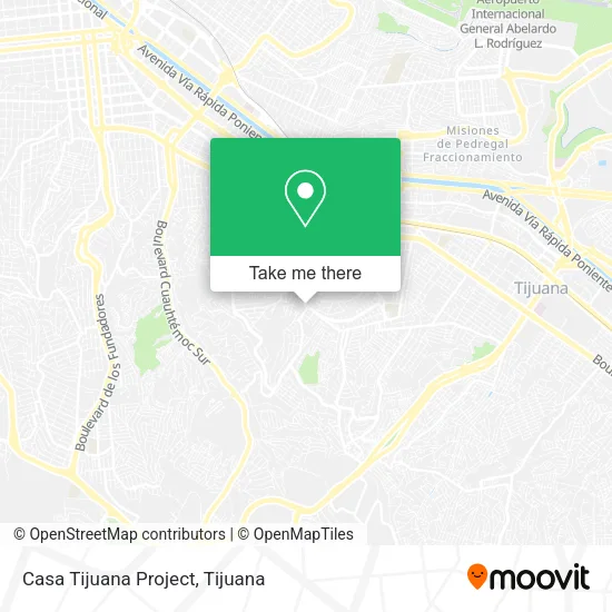 Casa Tijuana Project map