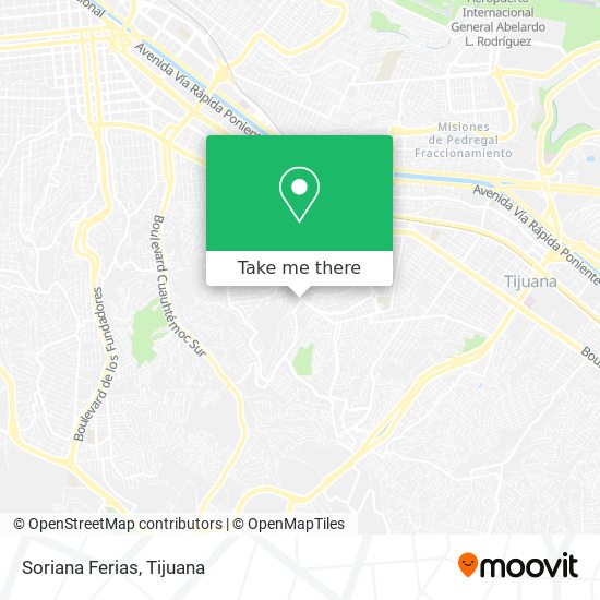 Mapa de Soriana Ferias