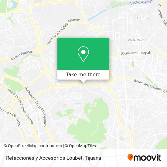 Refacciones y Accesorios Loubet map