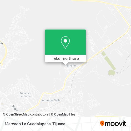 Mercado La Guadalupana map