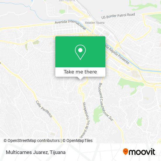 Mapa de Multicarnes Juarez