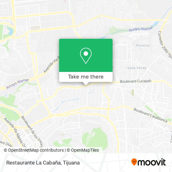 Restaurante La Cabaña map