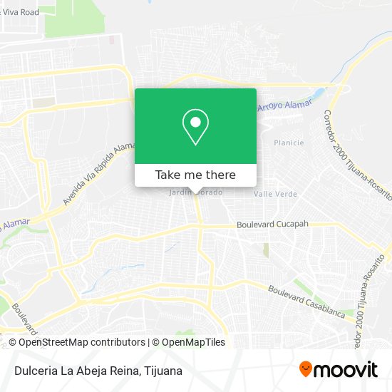 Mapa de Dulceria La Abeja Reina