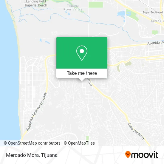 Mercado Mora map