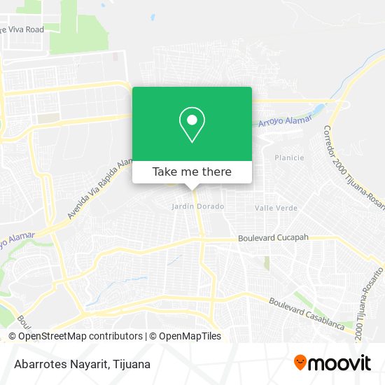 Mapa de Abarrotes Nayarit