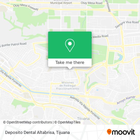 Mapa de Deposito Dental Altabrisa