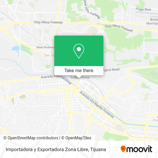 Importadora y Exportadora Zona Libre map