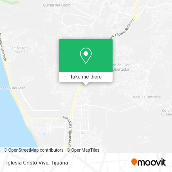 Mapa de Iglesia Cristo Vive