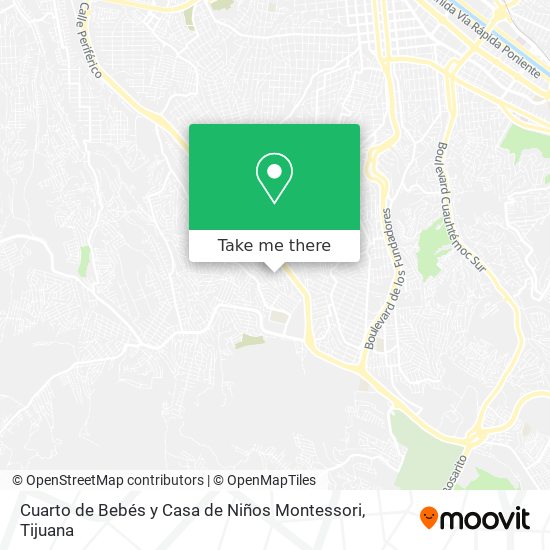 Cuarto de Bebés y Casa de Niños Montessori map