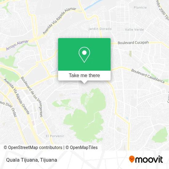 Quala Tijuana map