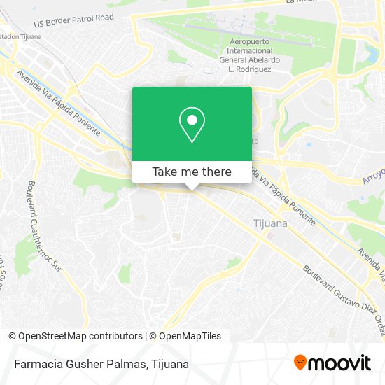 Farmacia Gusher Palmas map