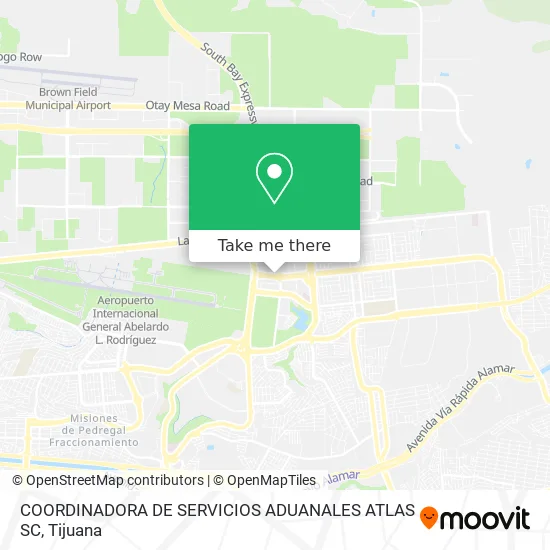 COORDINADORA DE SERVICIOS ADUANALES ATLAS SC map
