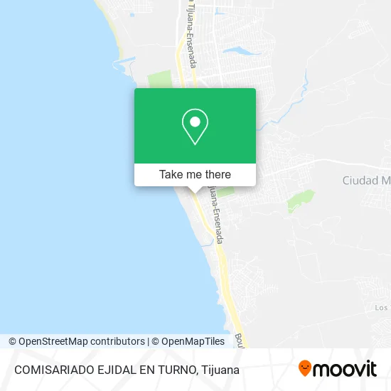 COMISARIADO EJIDAL EN TURNO map