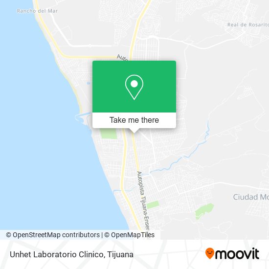 Unhet Laboratorio Clinico map