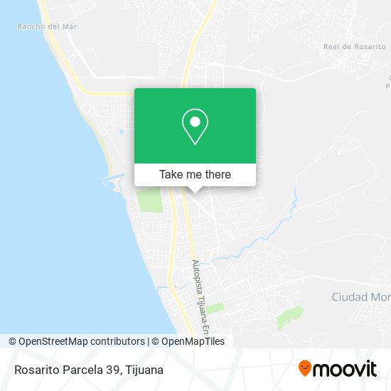 Mapa de Rosarito Parcela 39