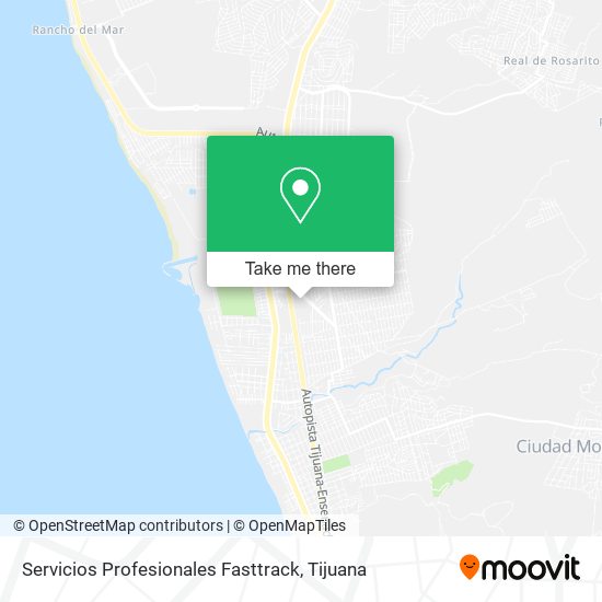 Servicios Profesionales Fasttrack map