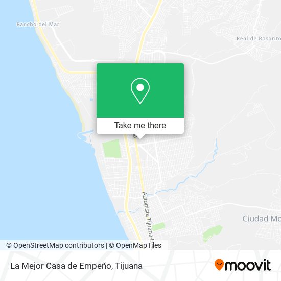 La Mejor Casa de Empeño map