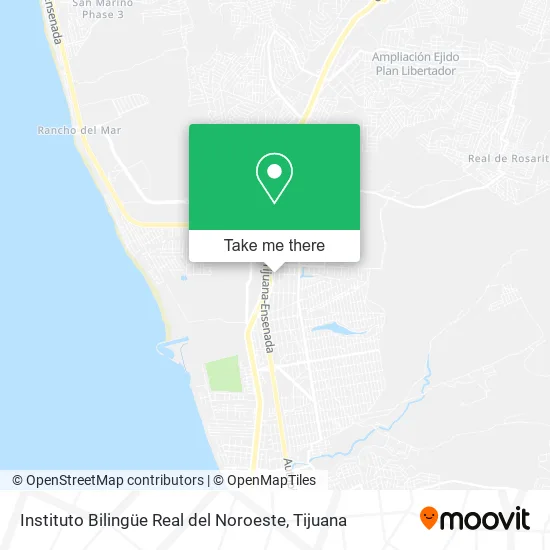 Mapa de Instituto Bilingüe Real del Noroeste