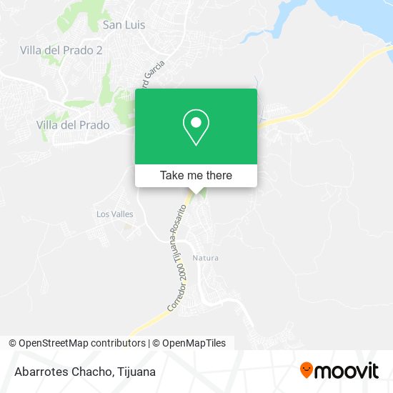Abarrotes Chacho map