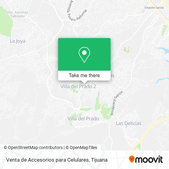 Mapa de Venta de Accesorios para Celulares