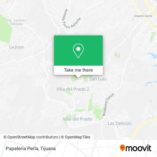 Mapa de Papeleria Perla