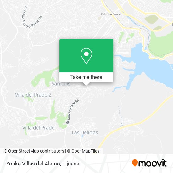 Mapa de Yonke Villas del Alamo