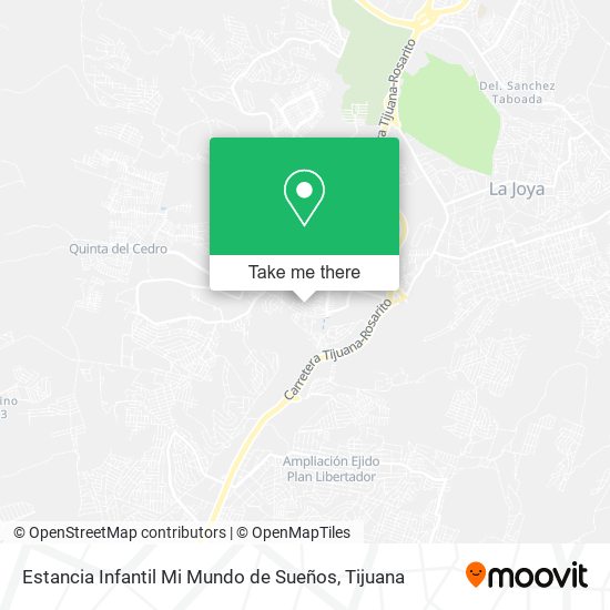 Estancia Infantil Mi Mundo de Sueños map