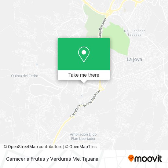 Carniceria Frutas y Verduras Me map