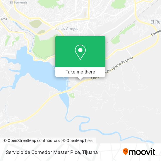 Servicio de Comedor Master Pice map