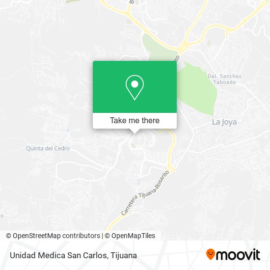 Unidad Medica San Carlos map