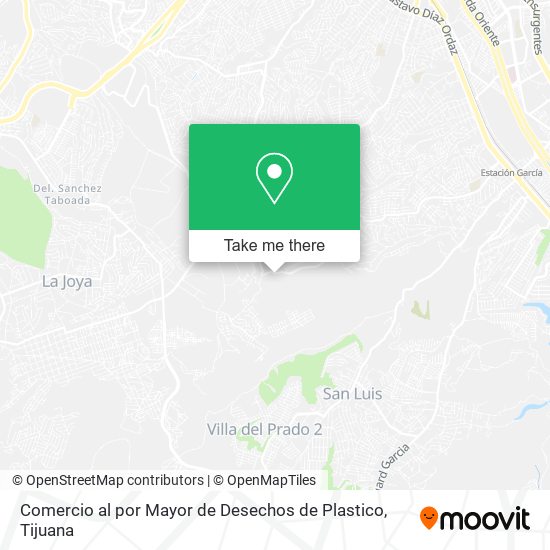 Comercio al por Mayor de Desechos de Plastico map