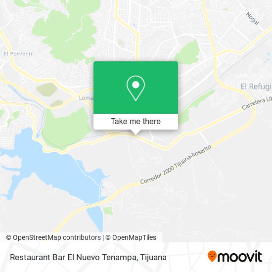 Mapa de Restaurant Bar El Nuevo Tenampa