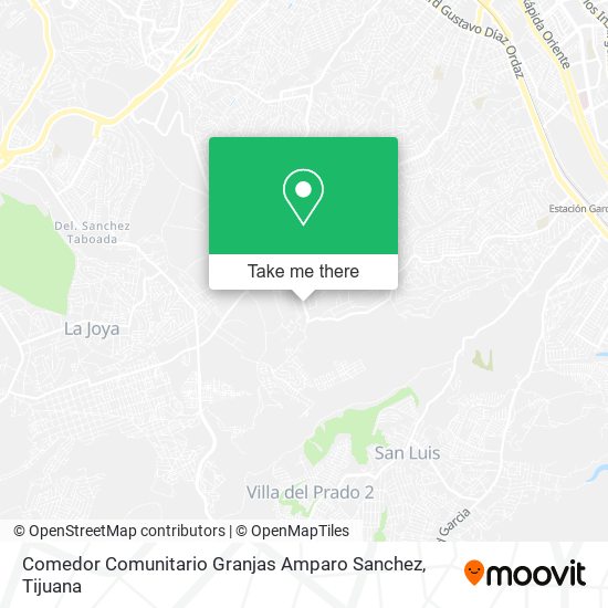 Comedor Comunitario Granjas Amparo Sanchez map