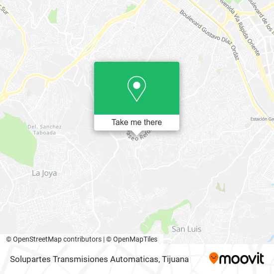 Solupartes Transmisiones Automaticas map