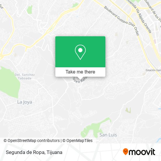 Segunda de Ropa map