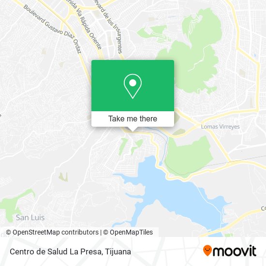 Centro de Salud La Presa map
