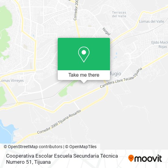 Cooperativa Escolar Escuela Secundaria Técnica Numero 51 map