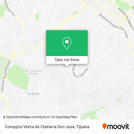 Mapa de Comppra Venta de Chatarra Don Jose