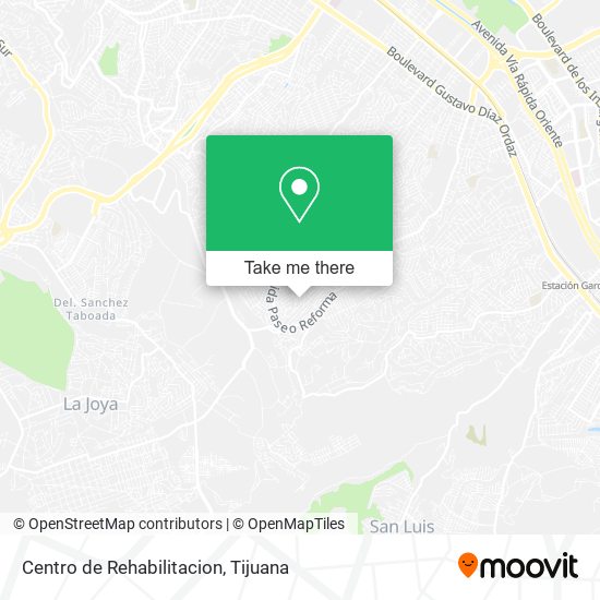 Centro de Rehabilitacion map