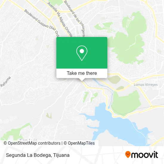 Segunda La Bodega map