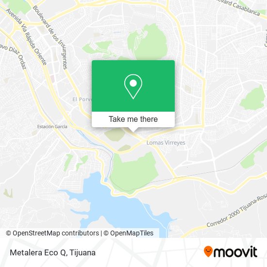 Mapa de Metalera Eco Q