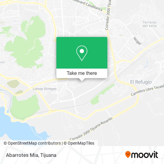 Abarrotes Mia map