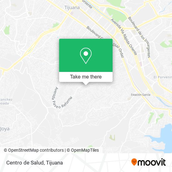 Mapa de Centro de Salud