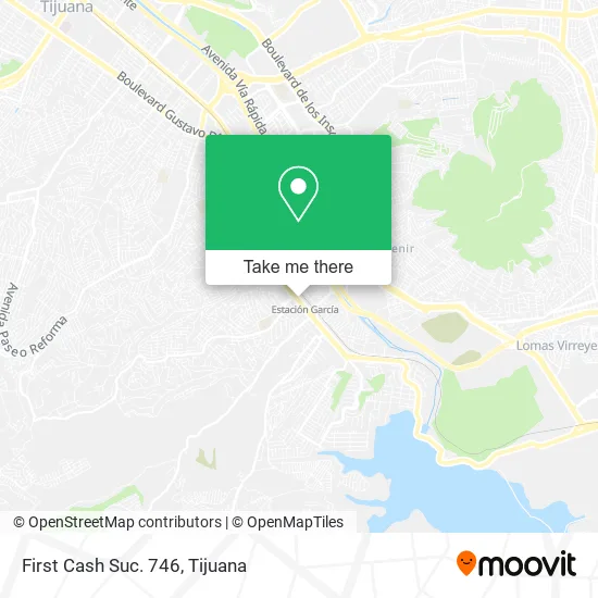 First Cash Suc. 746 map