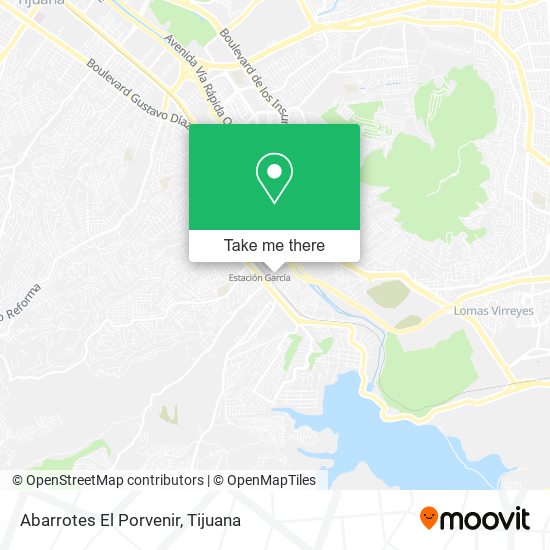 Abarrotes El Porvenir map